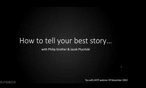Tea with ASTP: How to tell your best story