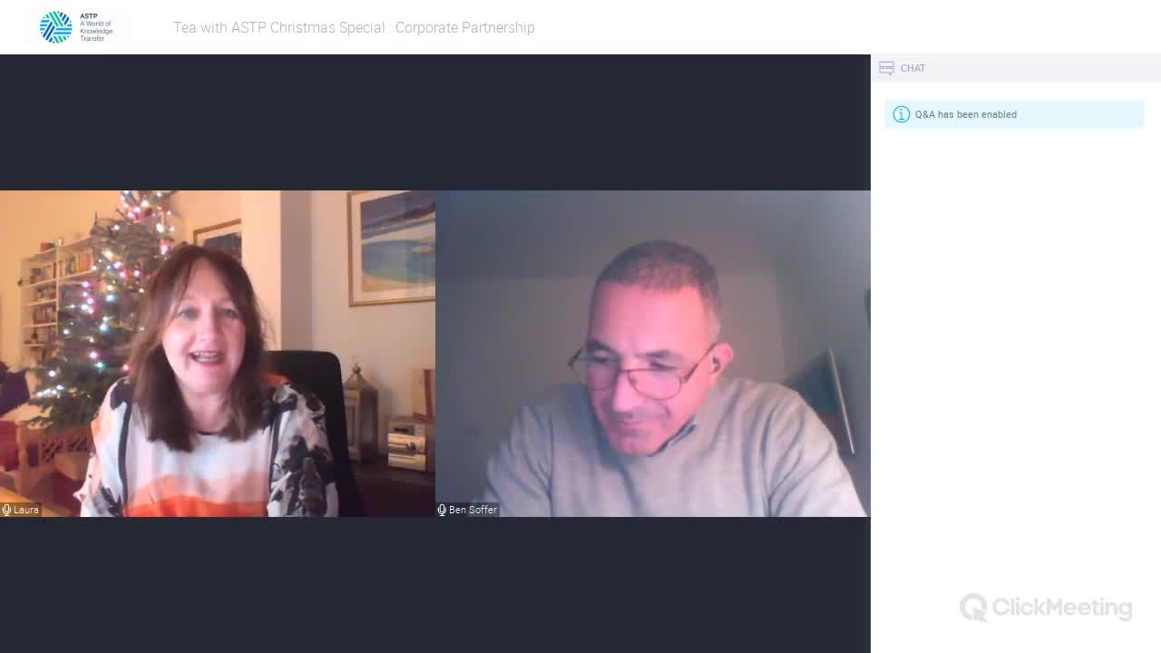 Tea with ASTP: Corporate Partnership