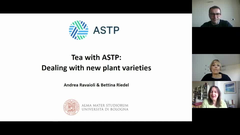 Tea with ASTP: Dealing with new plant varieties