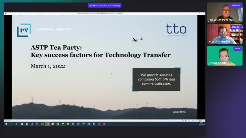 Tea with ASTP: Key success factors for knowledge transfer