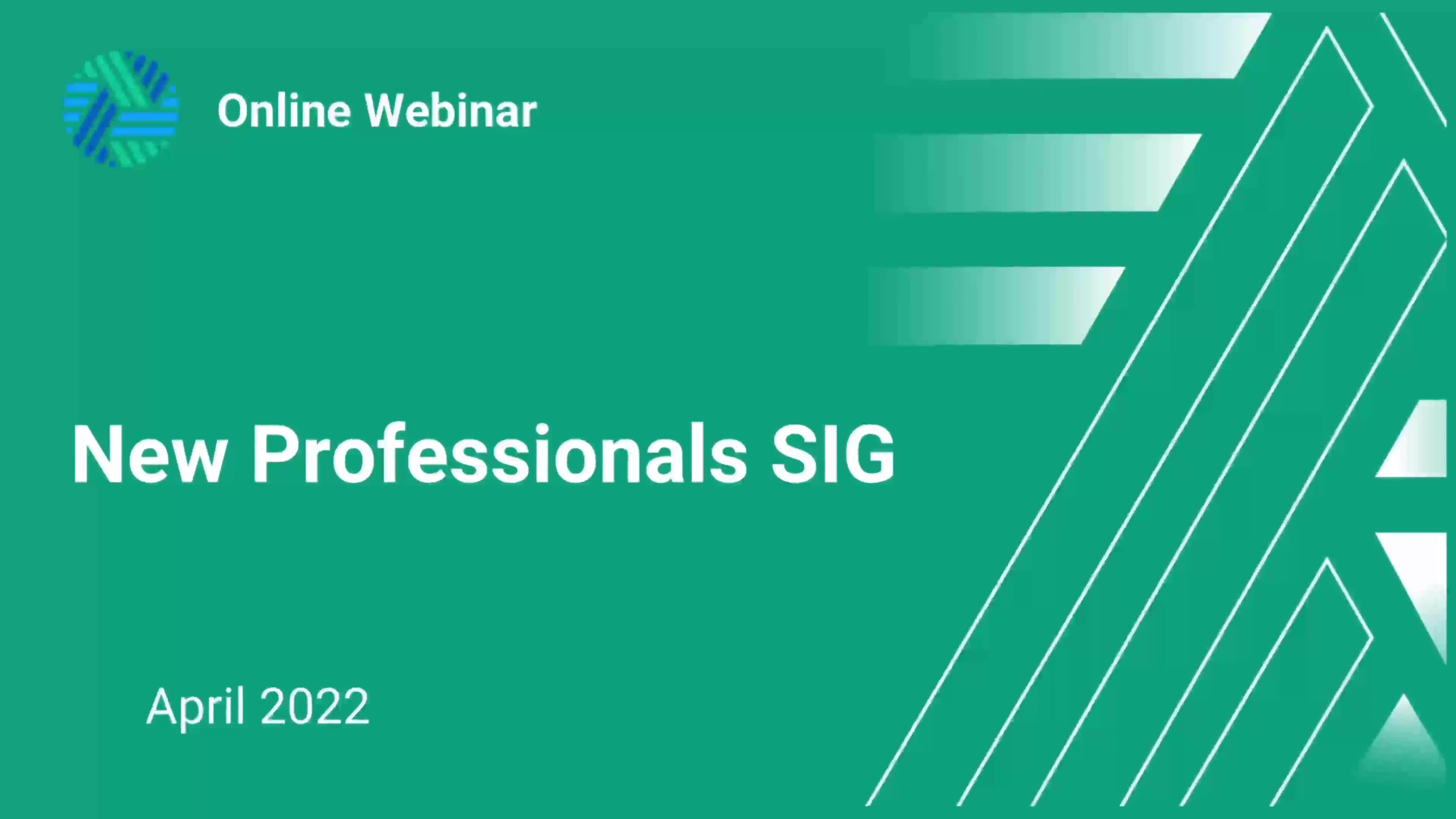 New Professionals Forum Meeting #2