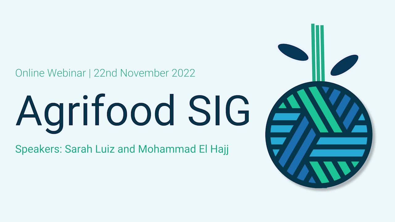 Agrifood SIG #2 | Plant based technologies