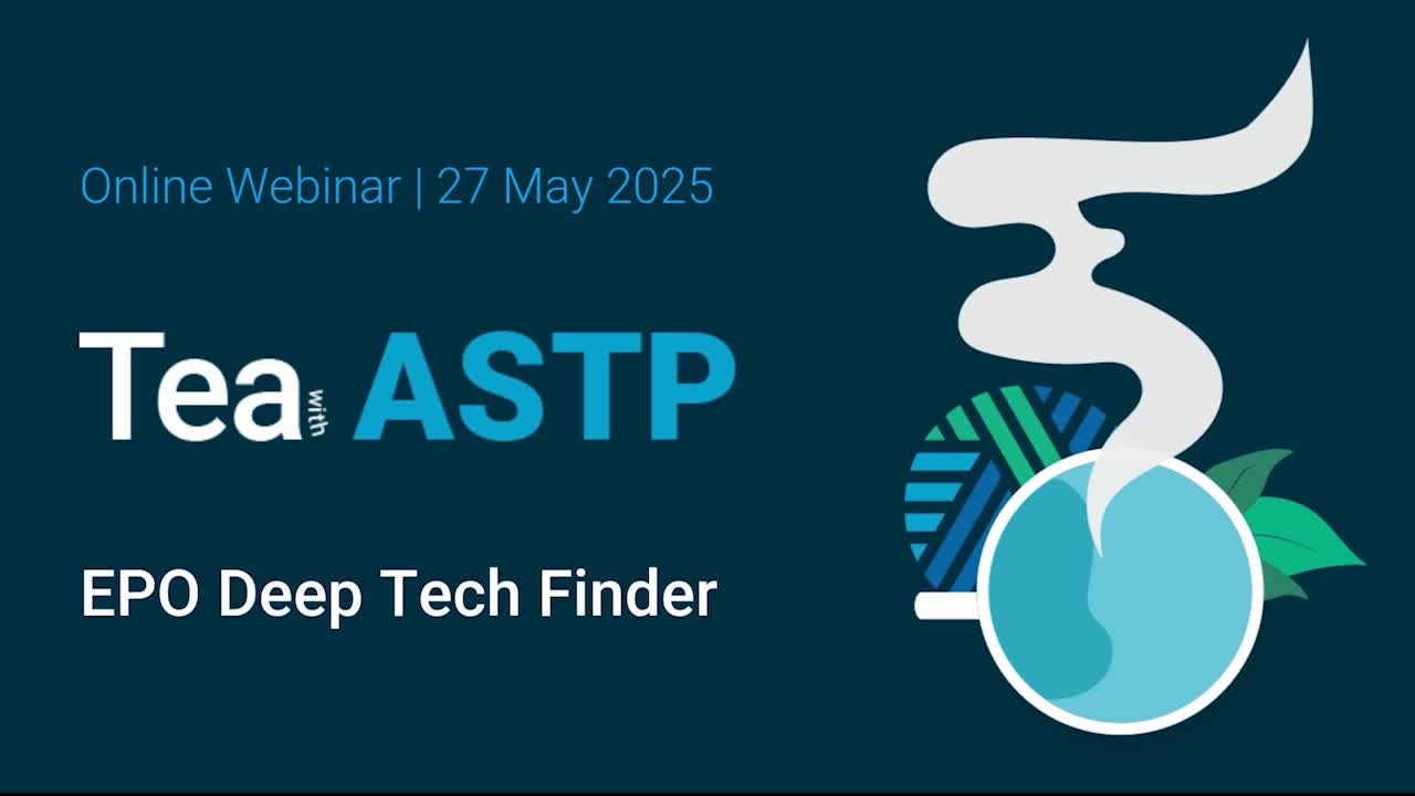 Tea with ASTP: EPO Deep Tech Finder
