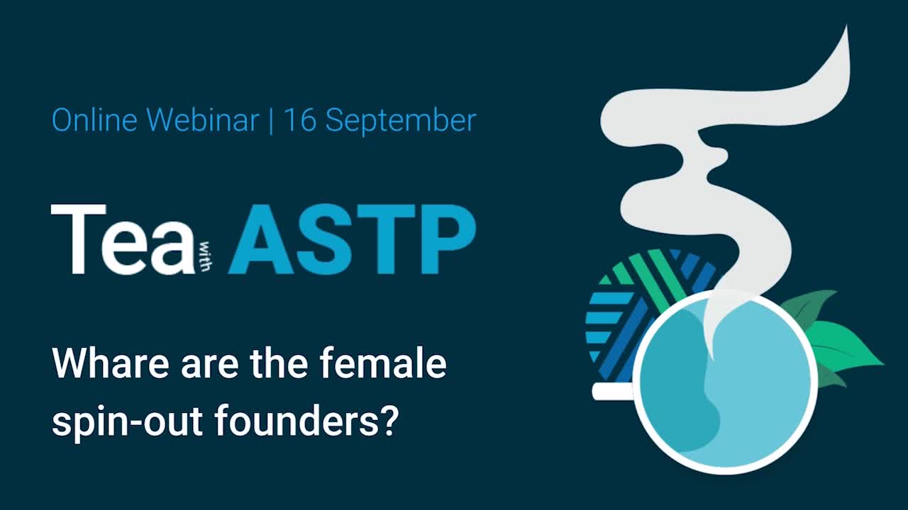 Tea with ASTP: Where are the female spin-out founders?