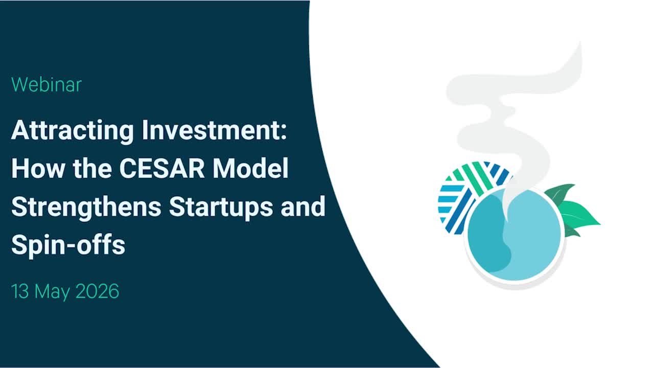 Tea with ASTP: Attracting Investment – How the CESAR Model Strengthens Startups and Spin-offs
