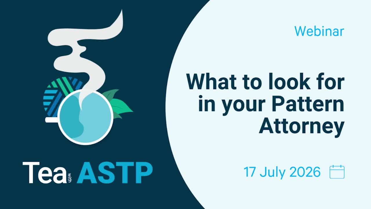 Tea with ASTP: What to look for in your Patent Attorney